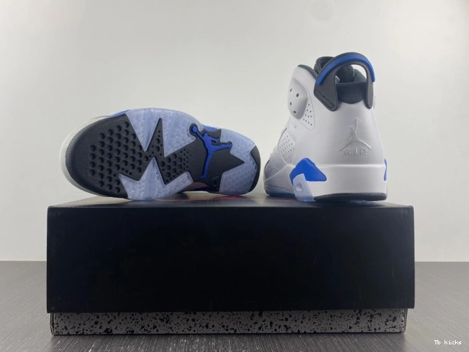Cheap TBK Retro 6 Sport Air Jordan (2014) Blue 384664-107 0711